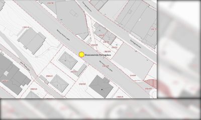 Situasjonsplan som viser tomtegrenser, eksisterende bygninger, gater (Dørmegårdsveien, Michael Krohnsgate, Olav Rustads gate) og høydemålermerker.