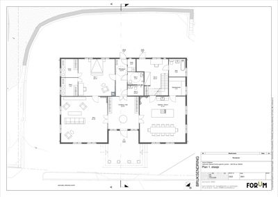 Bruksendring for Plan 1. etasje