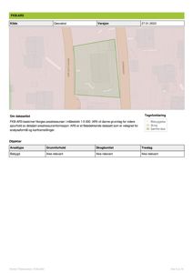 Et kart som viser arealressurser (FKB-AR5) med en markert bebygd tomt og omgivende skog.