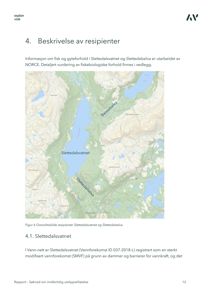 Et kart over Slettedalsvatnet og Slettedalselva med topografiske detaljer og vannforekomst.