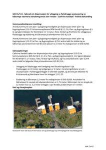 Luftfoto (kartutsnitt) av eiendom GID 81/114 med påteikna båtrampe, flytebrygge og naboeiendom.