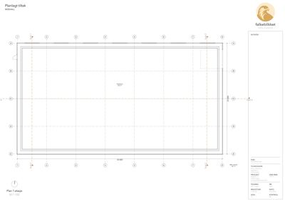 Etasjeplan (Plan 1.etasje) som viser romfordeling og dimensjoner for en planlagt tiltak i Røenhall.