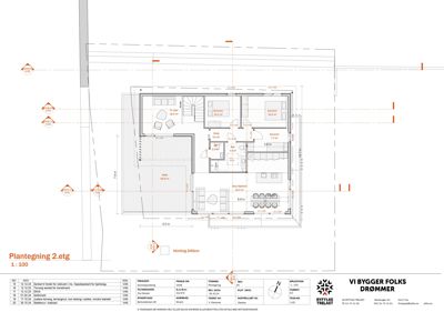 Plantegning av 2. etasje (2.etg) som viser romfordeling, dimensjoner og innredning.