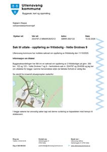 Et utsnitt fra en innsendt situasjonsplan som viser tomtene og bygningene i området.