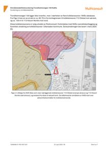 Kartutsnitt fra NVE Atlas som viser kvikkleiresoner i nærheten av tomta.