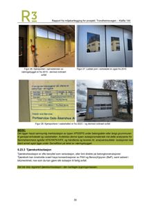 Fotografier av kjøreporter og vinduer i en eksisterende bygning (næringsbygg og verksted) fra 2015 og 2023.