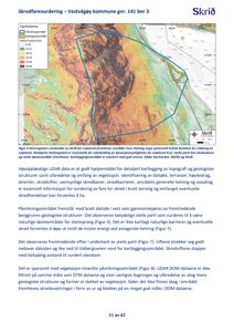 Helningsskart over Vestvågøy kommune som viser terrengform, bratthet og kartleggingsområde for snøskredfare.