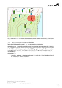 Et kart som viser et forurenset område (rødt) med tilhørende teknisk tekst og overskrift.