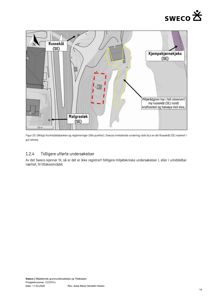 Situasjonsplan som viser bygningens plassering i forhold til omgivelsene, med topografi og naboeiendommer.