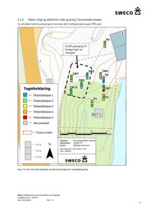 Kart som viser tilstandsklasser og estimert gravegrop for forurenset grunn.