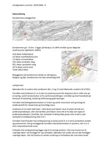 Et dokument (saksutredning) som inneholder en situasjonskart over eiendommen og en mindre oversiktskart.
