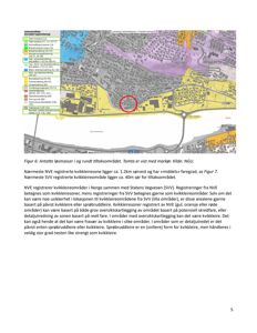 En kartvisning av et område med fargekoding for ulike jordtyper og landbruksarealer, inkludert en markert tomt.
