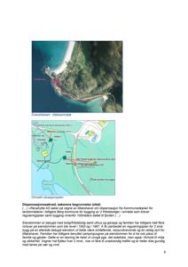 Omsøkt situasjonsplan som viser eiendommen, nabobygninger og tilstøtende infrastruktur.