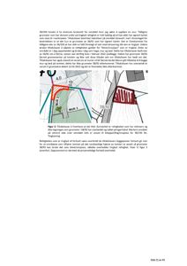 Situasjonsplan som viser tomt, grenser, eiendommer og en planlagt mur.