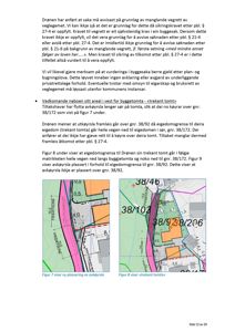 Situasjonsplan som viser eiendomsgrenser, vegnetter og plassering av avgrensingslinjer (f.eks. 'trekant tomt') i forhold til naboeiendommer.