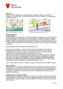 Bildet viser to godkjente situasjonsutsnitt (tomteplaner) som illustrerer plassering av garasje og terrengfylling i forhold til nabolag.