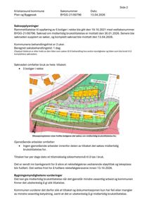 Situasjonsplan som viser plasseringen av 5 boliger i rekke på en tomt.