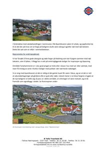 Fotografi av et eksisterende boligområde med fokus på fargevalg og arkitektur.