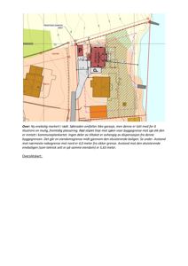 Situasjonsplan som viser eiendomsforhold, nabogrenser, eiendomsnummer og plassering av en ny enebolig i forhold til eksisterende bygninger og sjø.