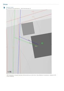 Kartskisse som viser tomt, bygningers plassering og grenser