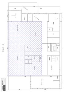 Etasjeplan (2. etg) som viser romfordeling, dimensjoner og funksjoner i et bygg.