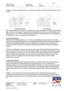 Tegning som viser en eksisterende fasade og en planlagt endring av vinduer og veranda.
