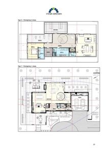 Bildet viser to plantegninger (Figur 6 og Figur 7) som illustrerer romfordeling og etasjeplan for en bygning.