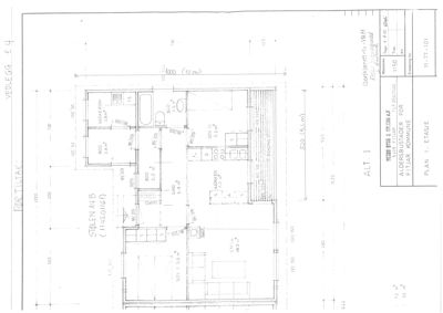 Etasjeplan (Plan 1. Etasje) som viser romfordeling, mål og funksjoner i en etasje.