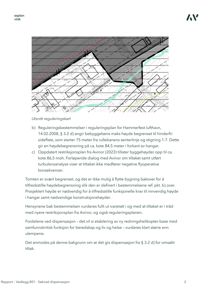 Et utsnitt fra et reguleringskart som viser tomtegrenser, høydebegrensninger og flygeledninger.