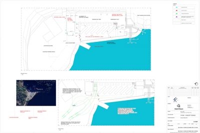 Situasjonsplan som viser tomtens beliggenhet, eksisterende bygninger, parkeringsplasser, tilkomstveier og topografi.