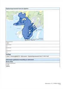 Kart som viser eiendomsgrenser og naboeiendommer i Oslo kommune.