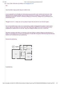 Plantegning av kjelleretasje med romfordeling og arealoppsett.