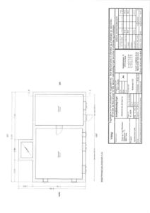 Etasjeplan eller kartsplan (kellersjon) som viser romfordeling, dimensjoner og arealberegninger for et bygg.