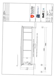 Detaljtegning av en krysskuler med oppgitt mål og konstruksjonsdetaljer.