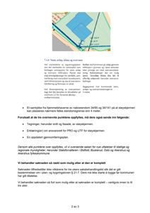Bildet viser en situasjonsplan eller et kartutsnitt som viser en bygning (markert med 'PLAN') i forhold til kommunale vann- og avløpsledninger (merket med 'AV', 'SP', 'OV').