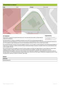 Et aksomhetskart for snøskred som viser et område med snøskredfare (S3) og en planlagt utbygging (grønn polygon).