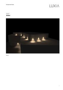 3D-visualisering av en bygning (Havneportalen Horten) med belysning, vist i et snitt.