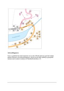Situasjonsplan som viser eiendommer, veier (Aksenv, Utsidevegen, Fjordvegen) og vann (Langfjorden) i et område.