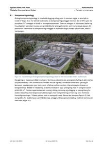 3D-visualisering (rendering) av et planlagt kompensasjonsanlegg (bygg og anlegg) sett fra nordøst.