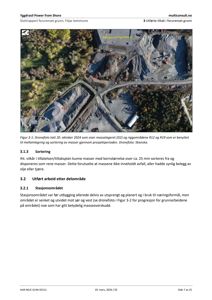 Et dronefotografi av et masselager og riggområde (D2, R12, R19) på et byggeplass.