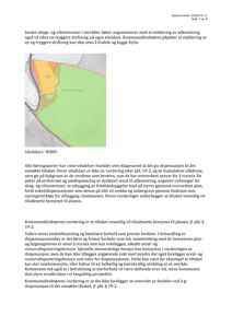 Et kart (Gårdskart fra NIBIO) som viser eiendomsgranser, skog og viltinteresser i området.