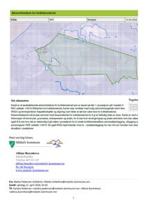 Et kart over kvikkleiresoner (aksjonskart) inkludert i en e-post fra Målselv kommune.