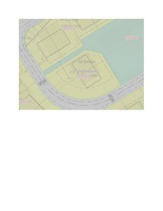 Situasjonsplan som viser tomtens plassering i forhold til veier, nabotomter og arealbegrensninger (BYA).