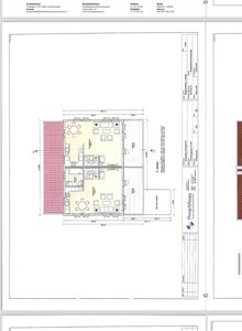 Etasjeplan (2. etasje) som viser romfordeling, møblering og dimensjoner for et hus.
