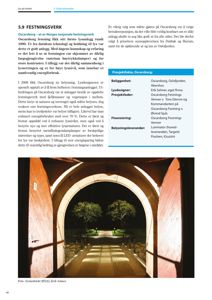 Fotografi av Oscarsborg festning ved natt, som illustrerer lysdesignet og festningsverkene.