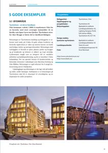 Fotografier av Tjuvholmen med lysinstallasjoner og bygninger.