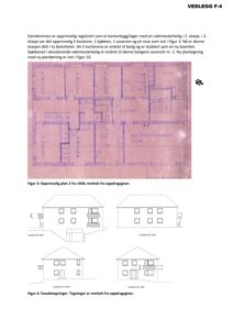 Etasjeplan (2. etasje) fra 1958 som viser romfordeling med kontor, kjøkken, soverom og stue.