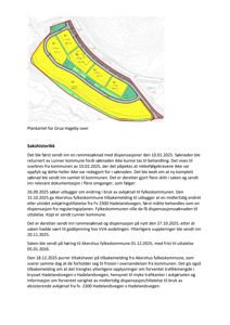 Plankart som viser tomtedeling og arealbruk for Grua Hageby over.