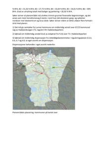 Kart over Lunner kommune som viser planområdet (markert med rød pil) og omgivelsene.