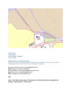 Kart eller situasjonsplan som viser eiendomsgrenser, vegnett og eiendomsnummer (55/19, 55/36) i Frafjordstraen 5, Dirdal.